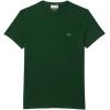 imageLacoste Mens Crew Neck Short Sleeve Regular Fit Classic TShirtForest Green