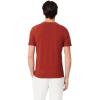 imageLacoste Mens Crew Neck Short Sleeve Regular Fit Classic TShirtIberis Striped Collar