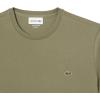 imageLacoste Mens Crew Neck Short Sleeve Regular Fit Classic TShirtKhaki
