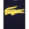 imageLacoste Mens Ultra Dry XXL Logo Sport TShirtNavy BlueWasp