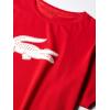 imageLacoste Mens Ultra Dry XXL Logo Sport TShirtRedWhite