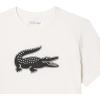 imageLacoste Mens Ultra Dry XXL Logo Sport TShirtWhiteBlack