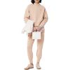 imageLacoste Womens Back Print Oversized SweatshirtLatte