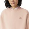 imageLacoste Womens Back Print Oversized SweatshirtLatte
