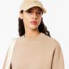 imageLacoste Womens Back Print Oversized SweatshirtViennese Beige