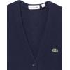imageLacoste Womens Cashmere CaridganNavy Blue