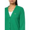 imageLacoste Womens Cashmere CaridganRocket Green