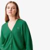 imageLacoste Womens Cashmere CaridganRocket Green