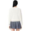 imageLacoste Womens Core Collection Regular Fit Crew Neck Long Sleeve Classic SweaterFlour