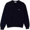 imageLacoste Womens Core Collection Regular Fit Crew Neck Long Sleeve Classic SweaterNavy Blue