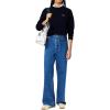 imageLacoste Womens Core Collection Regular Fit Crew Neck Long Sleeve Classic SweaterNavy Blue