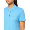 imageLacoste Womens Core Short Sleeve Regular Fit Petit Pique PoloArgentine Blue