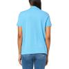 imageLacoste Womens Core Short Sleeve Regular Fit Petit Pique PoloArgentine Blue