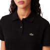 imageLacoste Womens Core Short Sleeve Regular Fit Petit Pique PoloBlack