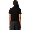 imageLacoste Womens Core Short Sleeve Regular Fit Petit Pique PoloBlack
