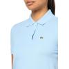 imageLacoste Womens Core Short Sleeve Regular Fit Petit Pique PoloClassic Blue