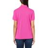 imageLacoste Womens Core Short Sleeve Regular Fit Petit Pique PoloFuchsia