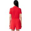 imageLacoste Womens Core Short Sleeve Regular Fit Petit Pique PoloGrenadine Red