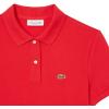 imageLacoste Womens Core Short Sleeve Regular Fit Petit Pique PoloGrenadine Red