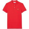 imageLacoste Womens Core Short Sleeve Regular Fit Petit Pique PoloGrenadine Red
