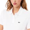 imageLacoste Womens Core Short Sleeve Regular Fit Petit Pique PoloWhite