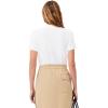 imageLacoste Womens Core Short Sleeve Regular Fit Petit Pique PoloWhite