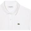 imageLacoste Womens Core Short Sleeve Regular Fit Petit Pique PoloWhite