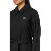 imageLacoste Womens Oversized Cotton CoatBlack