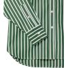 imageLacoste Womens Oversized Popeline Long Sleeve ShirtGreenWhite