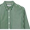 imageLacoste Womens Oversized Popeline Long Sleeve ShirtGreenWhite