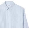 imageLacoste Womens Oversized Popeline Long Sleeve ShirtGypsy BlueWhite