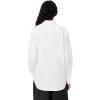 imageLacoste Womens Oversized Popeline Long Sleeve ShirtWhite