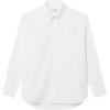 imageLacoste Womens Oversized Popeline Long Sleeve ShirtWhite