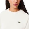 imageLacoste Womens Regular Fit Double Face Piqu Crew Neck SweatshirtFlour