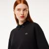 imageLacoste Womens Short Cut Cutton HoodieBlack