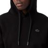imageLacoste Womens Short Cut Cutton HoodieBlack