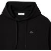 imageLacoste Womens Short Cut Cutton HoodieBlack