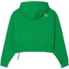 imageLacoste Womens Short Cut Cutton HoodieGreen
