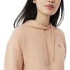 imageLacoste Womens Short Cut Cutton HoodieLatte
