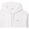 imageLacoste Womens Short Cut Cutton HoodieWhite