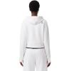 imageLacoste Womens Short Cut Cutton HoodieWhite