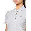 imageLacoste Womens Slim Fit PoloSilver Grey Chine