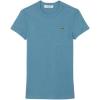 imageLacoste Womens Slim Fit Ribbed Cotton TShirtDusty Blue