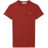 imageLacoste Womens Slim Fit Ribbed Cotton TShirtIberis Red