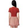 imageLacoste Womens Slim Fit Ribbed Cotton TShirtIberis Red