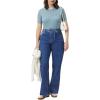 imageLacoste Womens Washed Effect Cable Knit SweaterDusty Blue