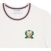 imageLacoste womens Made in France Embroidered Shield SweaterFlour