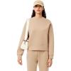 imageLacoste Womens Back Print Oversized SweatshirtViennese Beige