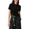imageLacoste Womens Core Short Sleeve Regular Fit Petit Pique PoloBlack