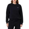 imageLacoste Womens Regular Fit Double Face Piqu Crew Neck SweatshirtMidnight Blue
